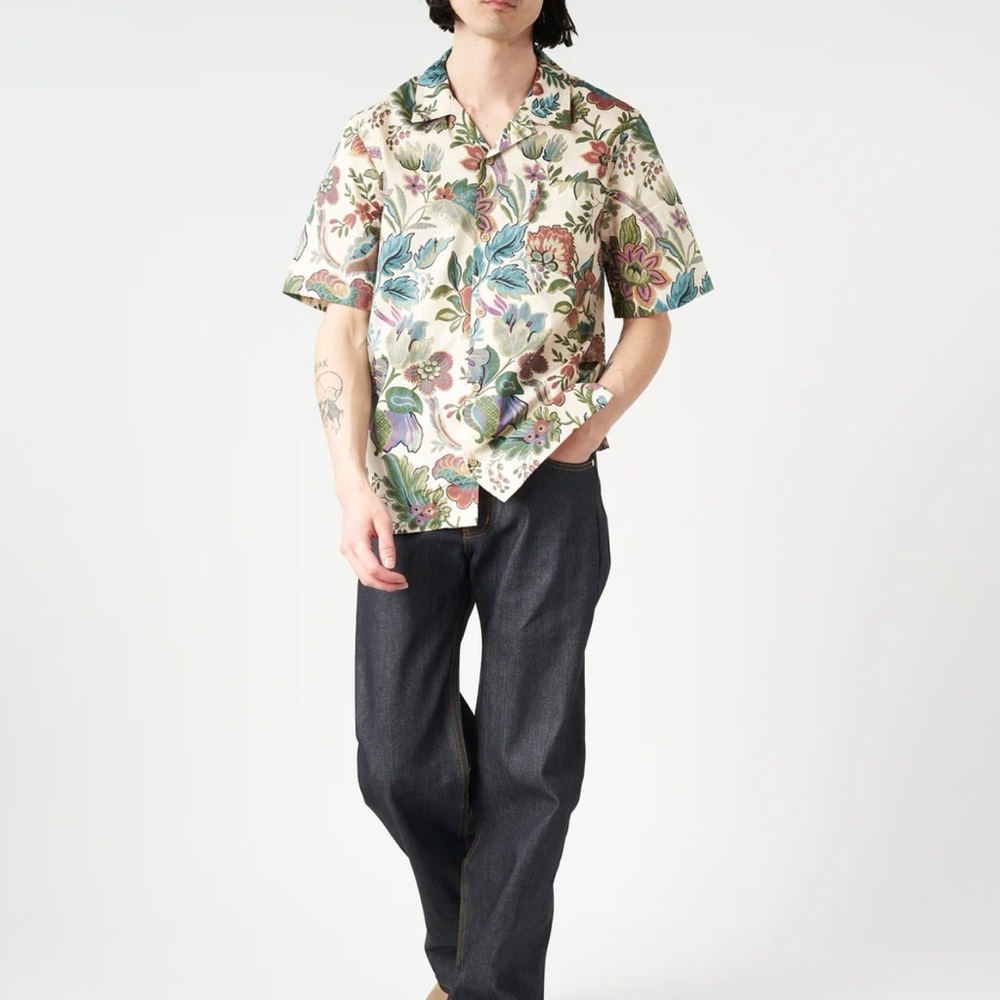 CACTUS MAN FLORAL HAWAIIAN SHIRT NWT